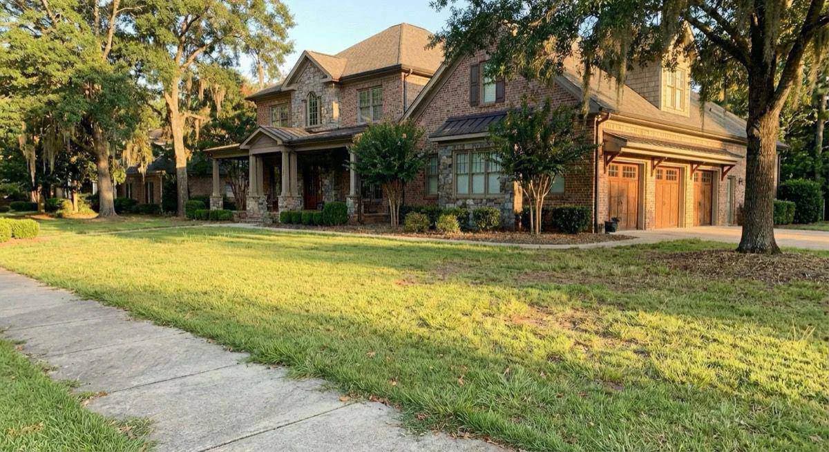 Lawn before Attaboy treatment in Macon GA